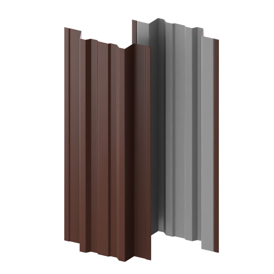 Штакетник МП TRAPEZE-T прямой 0.50мм Puretan {длины по списку} купить в Санкт-Петербурге