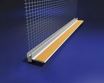 Профиль примыкания к окнам с сеткой 9 мм (узел примыкания), 2,4 м купить в Санкт-Петербурге