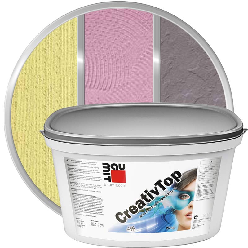 CreativTop Vario 1,5мм Пастообразная моделируемая декоративная штукатурка Baumit купить в Санкт-Петербурге
