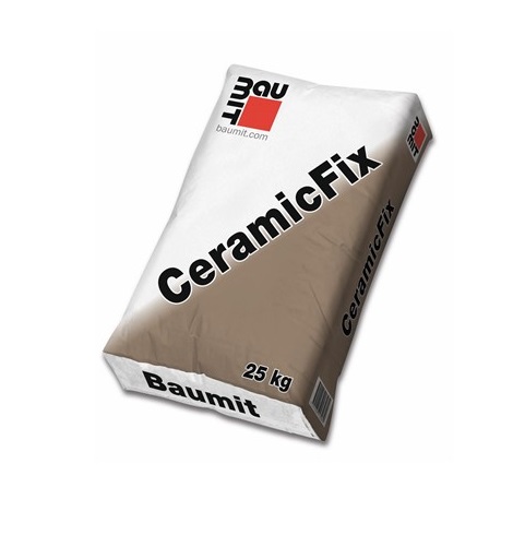 Baumit CeramicFix 25кг Клей плиточный цементный с повышенной тиксотропностью серый купить в Санкт-Петербурге