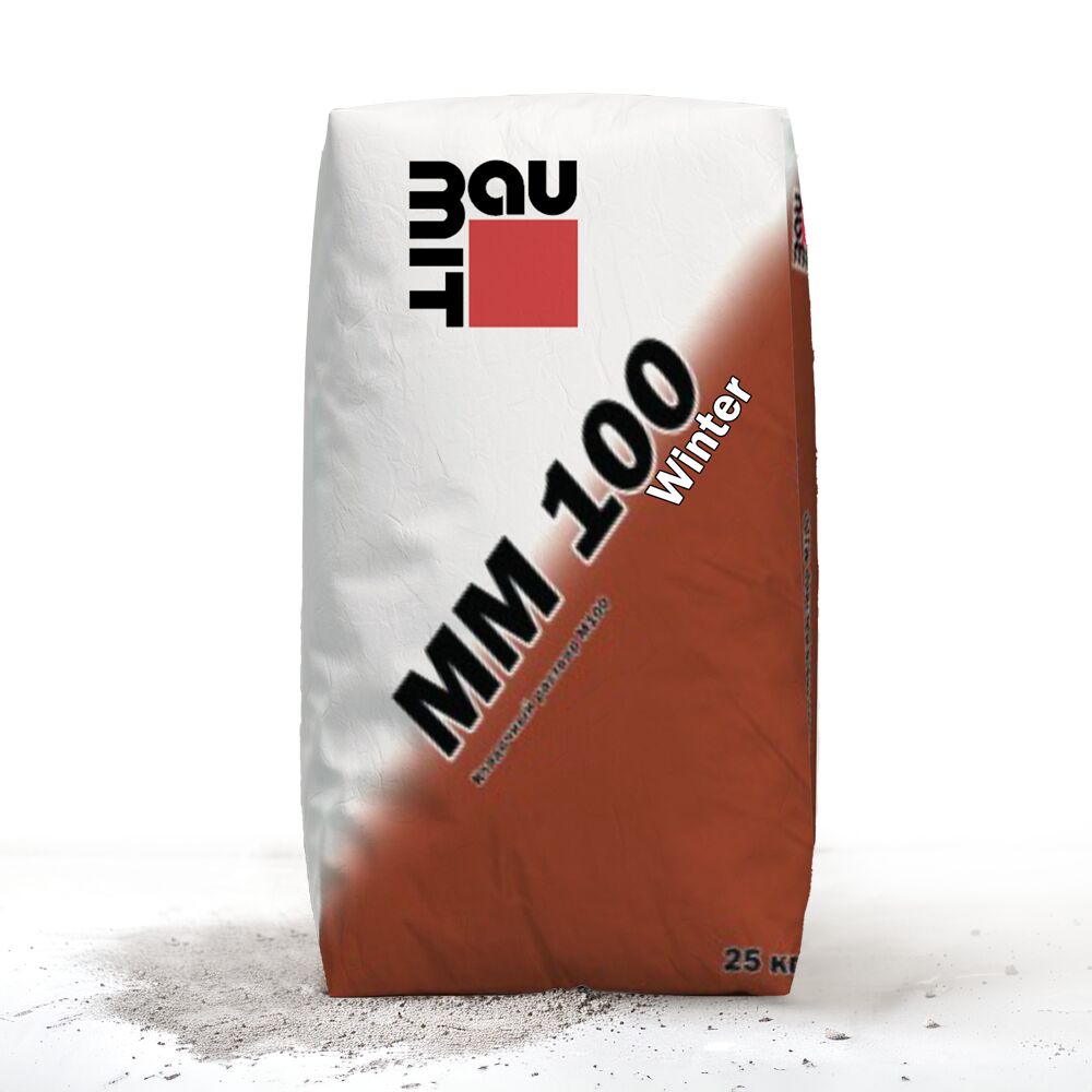 Baumit MM 100 Winter 40кг Раствор кладочный цементно-песчаный купить в Санкт-Петербурге