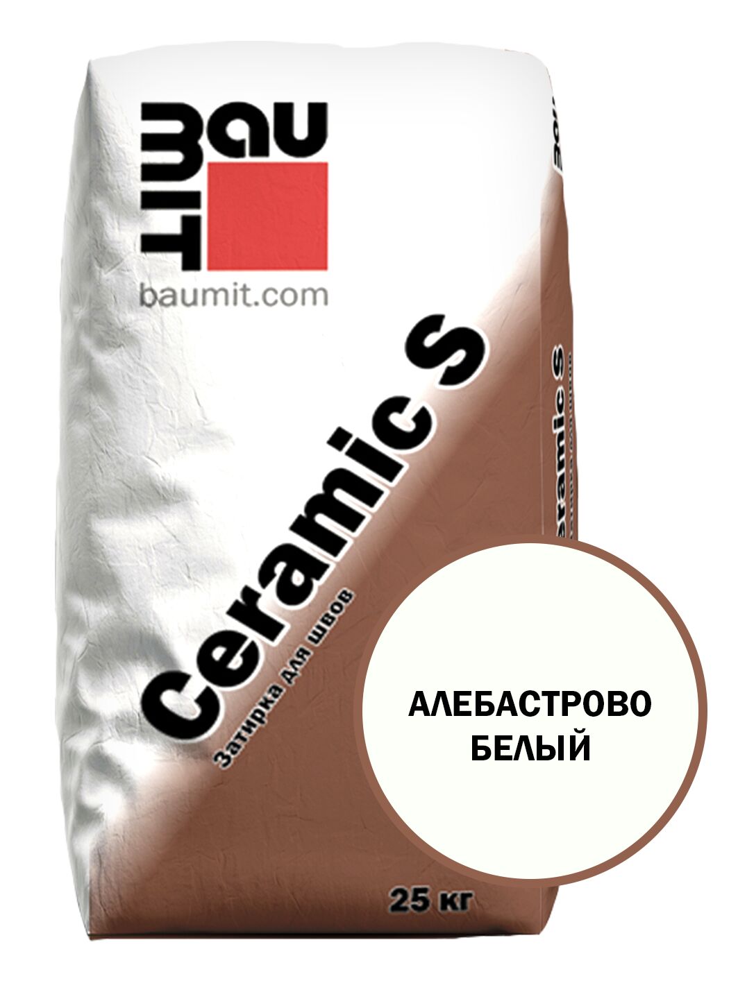 Ceramic S эластичная затирка для швов алебастрово-белый 25 кг купить в Санкт-Петербурге