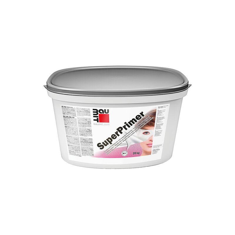 Baumit SuperPrimer 20кг Грунтовка жидкая адгезионная с кварцевым заполнителем купить в Санкт-Петербурге