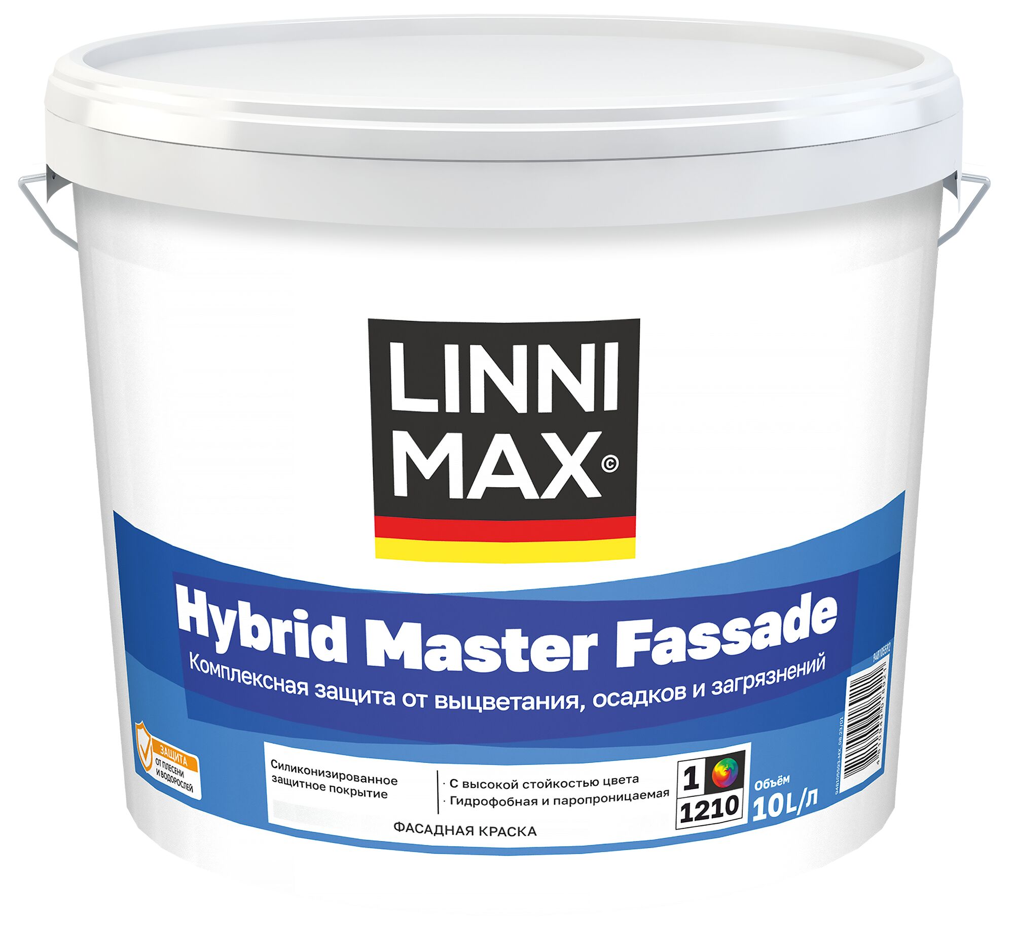 Hybrid Master Fassade 10л Краска силикон модифицированная д/наружных работ База1 LINNIMAX купить в Санкт-Петербурге