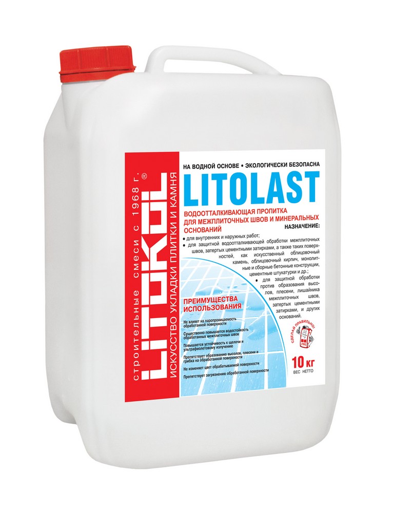 LITOLAST 10кг Гидрофобизатор бесцветный LITOKOL купить в Санкт-Петербурге