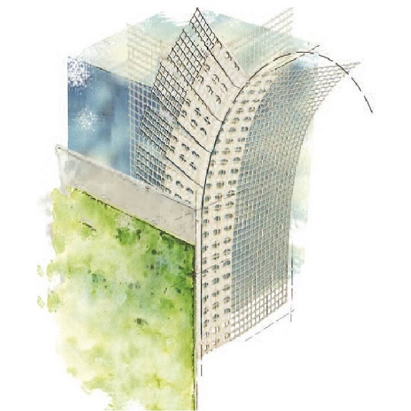 Усилитель угла 10х15см 165 гр/м2 белый (2,5м) LITOKOL купить в Санкт-Петербурге