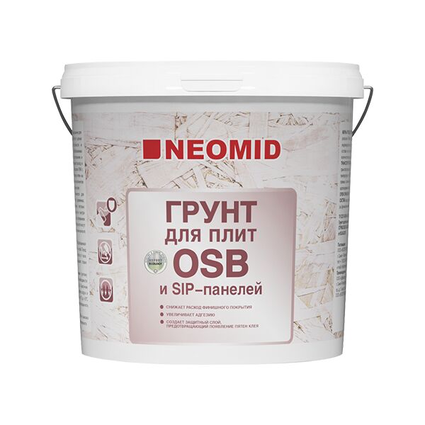 Грунт для плит 7кг OSB готовый NEOMID купить в Санкт-Петербурге