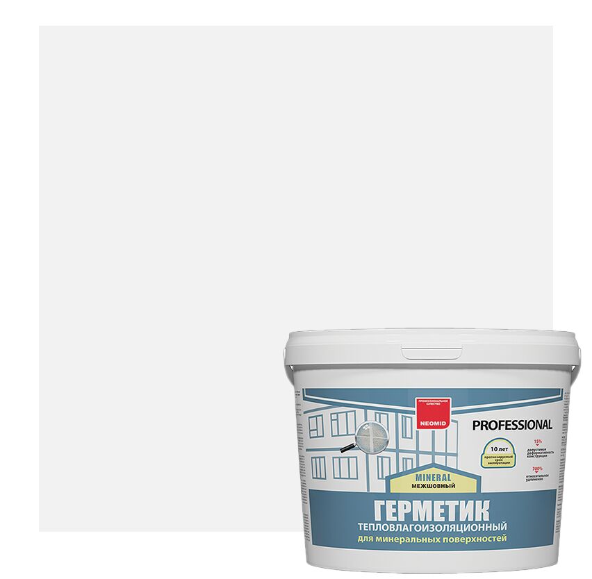 NEOMID mineral professional герметик строительный ведро 3кг готовый купить в Санкт-Петербурге