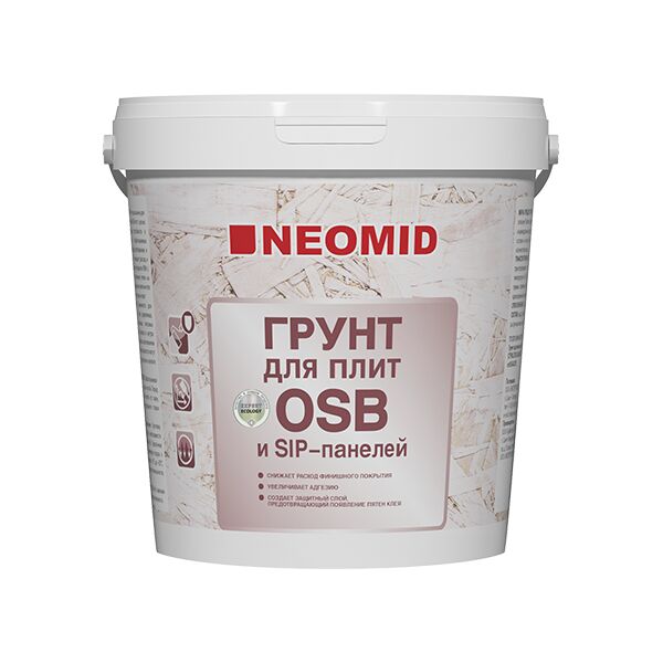 Грунт для плит 1кг OSB готовый NEOMID купить в Санкт-Петербурге