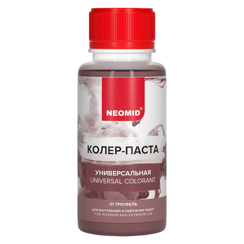 Колер-паста универсальная Палитра №1 100мл Для внутренних и наружних работ NEOMID купить в Санкт-Петербурге