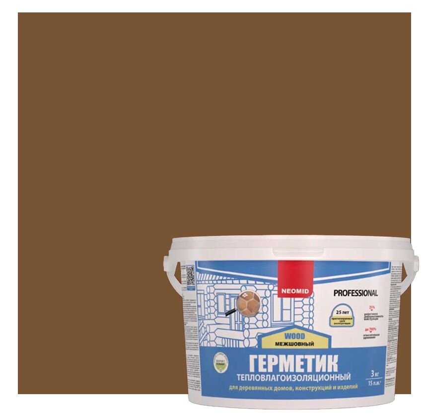 NEOMID Professional герметик строительный ведро 3кг готовый купить в Санкт-Петербурге