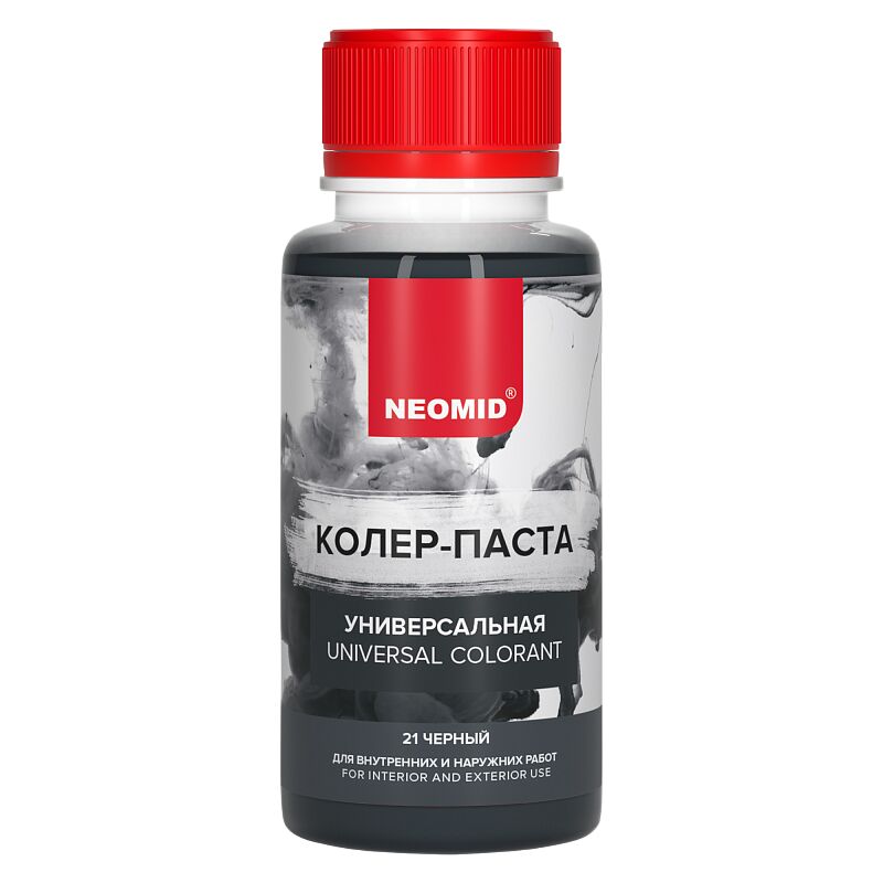 Колер-паста универсальная Палитра №1 100мл Для внутренних и наружних работ NEOMID купить в Санкт-Петербурге