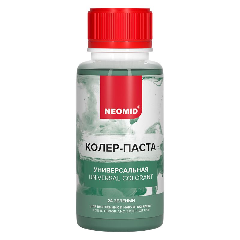 Колер-паста универсальная Палитра №1 100мл Для внутренних и наружних работ NEOMID купить в Санкт-Петербурге