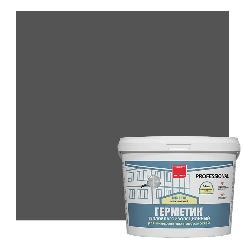 NEOMID mineral professional герметик строительный ведро 3кг готовый купить в Санкт-Петербурге
