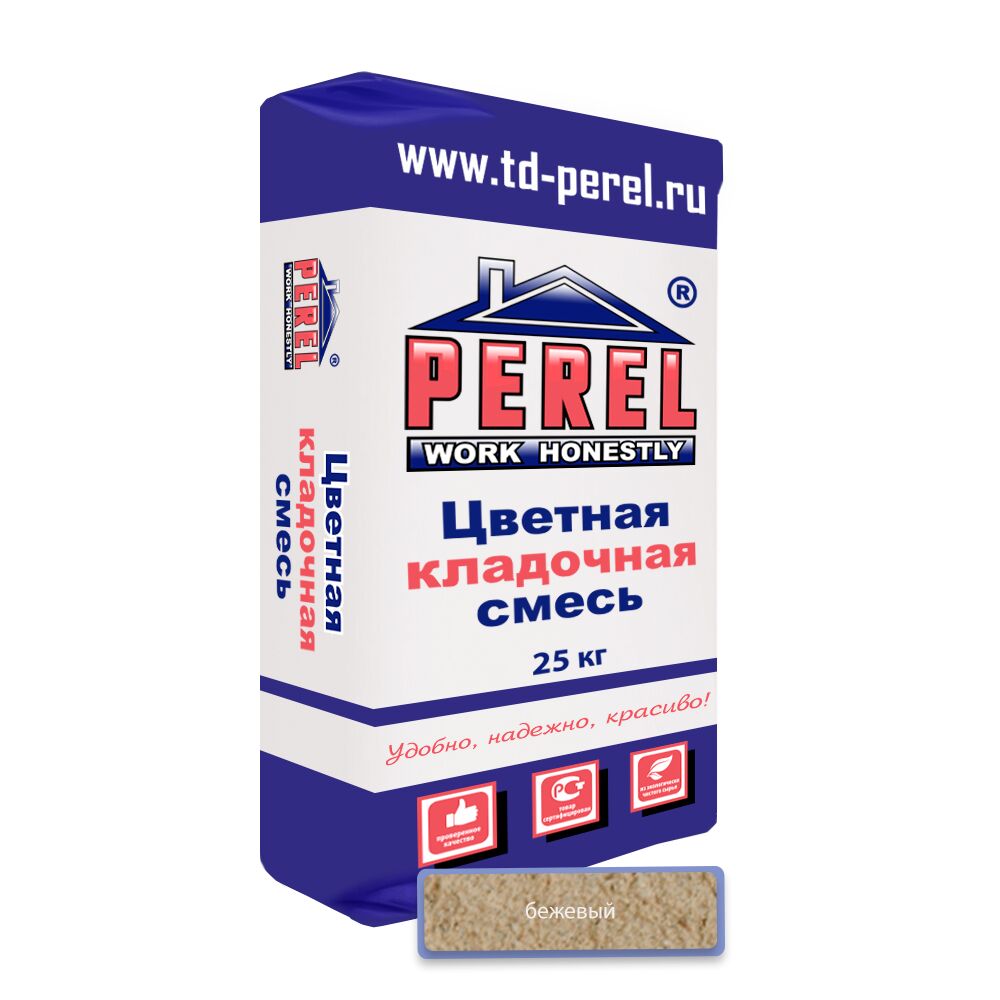Цветная кладочная смесь Perel NL (лето) 0120 бежевый 25кг купить в Санкт-Петербурге