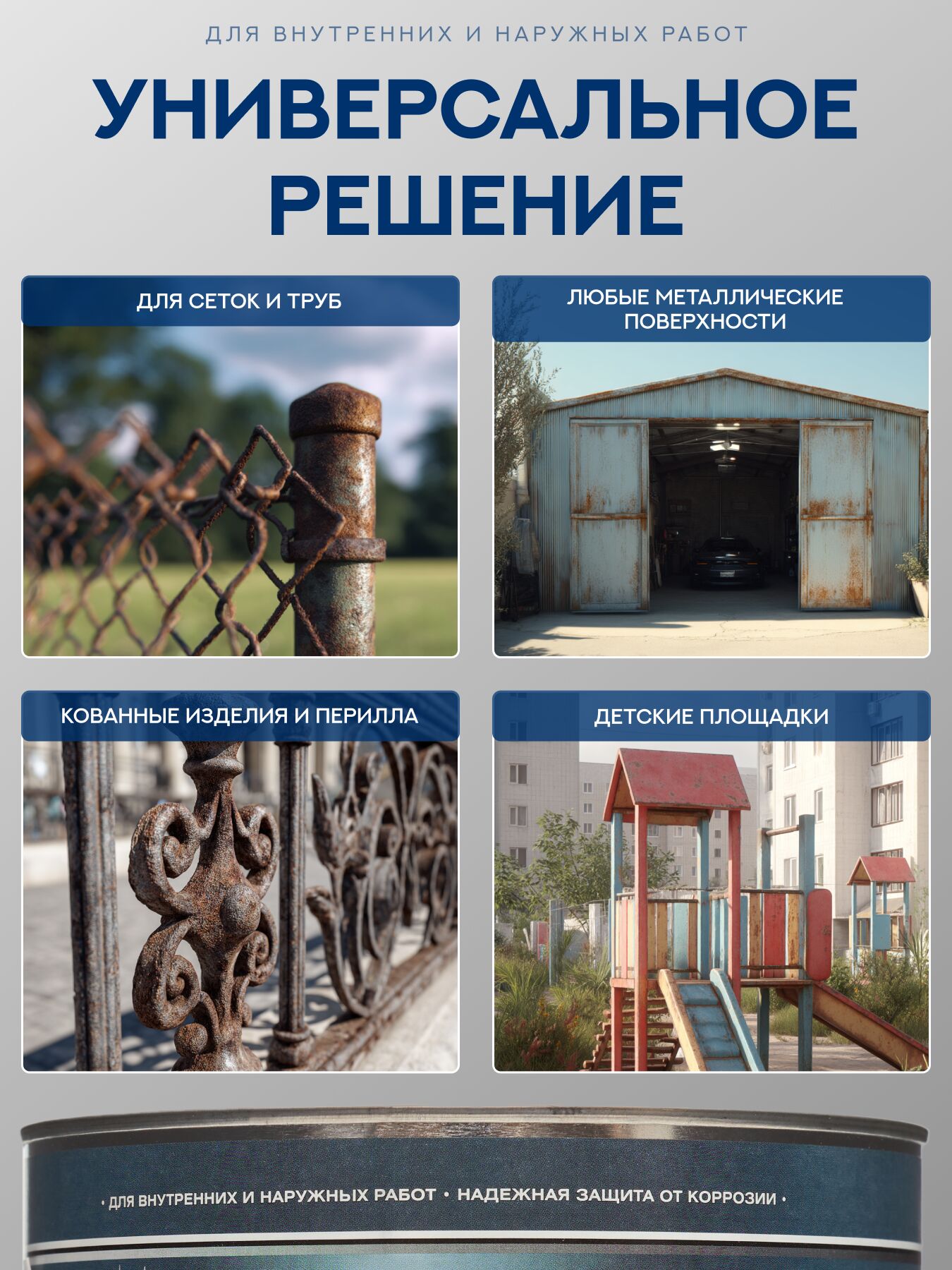 Защити металл Грунт эмаль (2кг) белый RAL9003 Сделай ПОЛ купить в Санкт-Петербурге