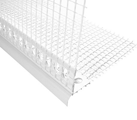 Профиль-капельник ПВХ с армирующей сеткой STROVER купить в Санкт-Петербурге