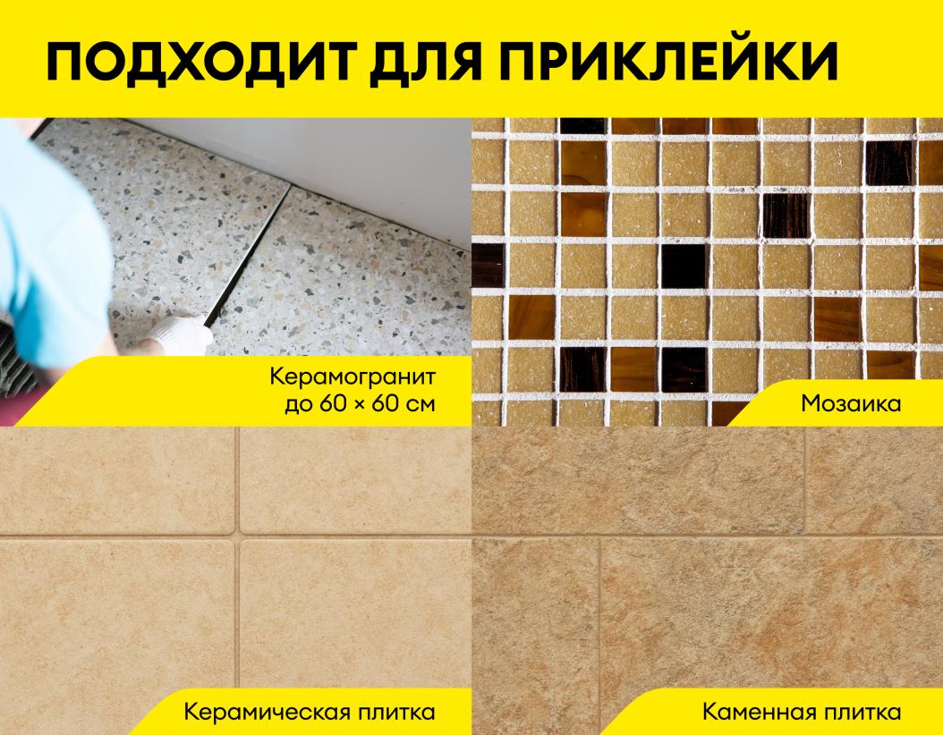 Клей цементный для плитки и керамогранита среднего и крупного формата С1 Vetonit easy fix+ 25кг купить в Санкт-Петербурге