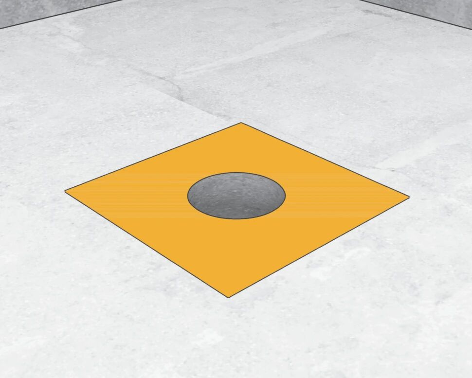 Sika Sealing Tape S Floor Patch 10шт Манжета напольная гидроизоляцонная купить в Санкт-Петербурге