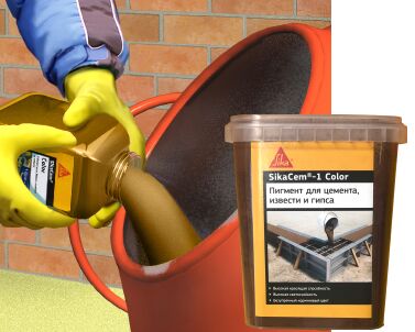 SikaCem-1 Color  черный Краситель для бетонов и растворов купить в Санкт-Петербурге