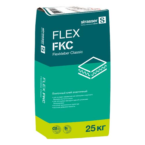 FLEX FKC Высокоэластичный клей (С2 ТЕ, S1) strasser купить в Санкт-Петербурге