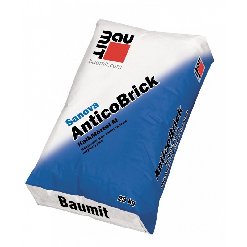 Sanova AnticoBrick 25 кг Известковый кладочный раствор М25 Baumit  купить в Санкт-Петербурге