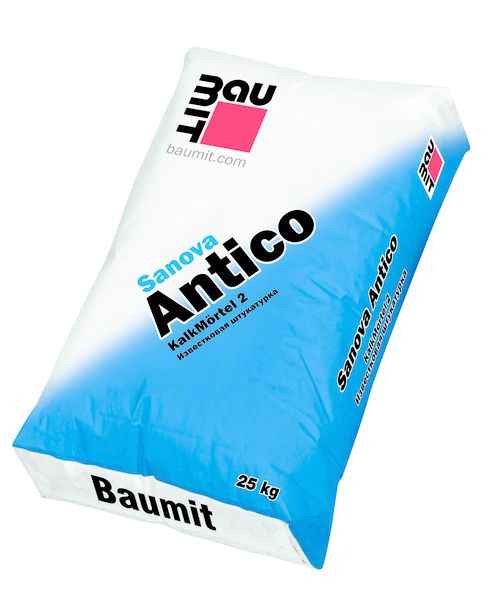 Sanova Antico 25 кг Известковый кладочный раствор, штукатурка Baumit купить в Санкт-Петербурге