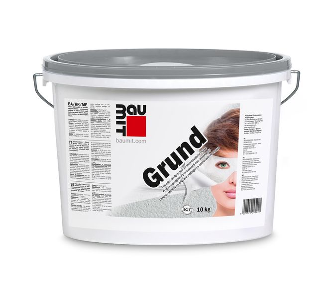 Grund белая 10 кг Универсальная грунтовка Baumit купить в Санкт-Петербурге