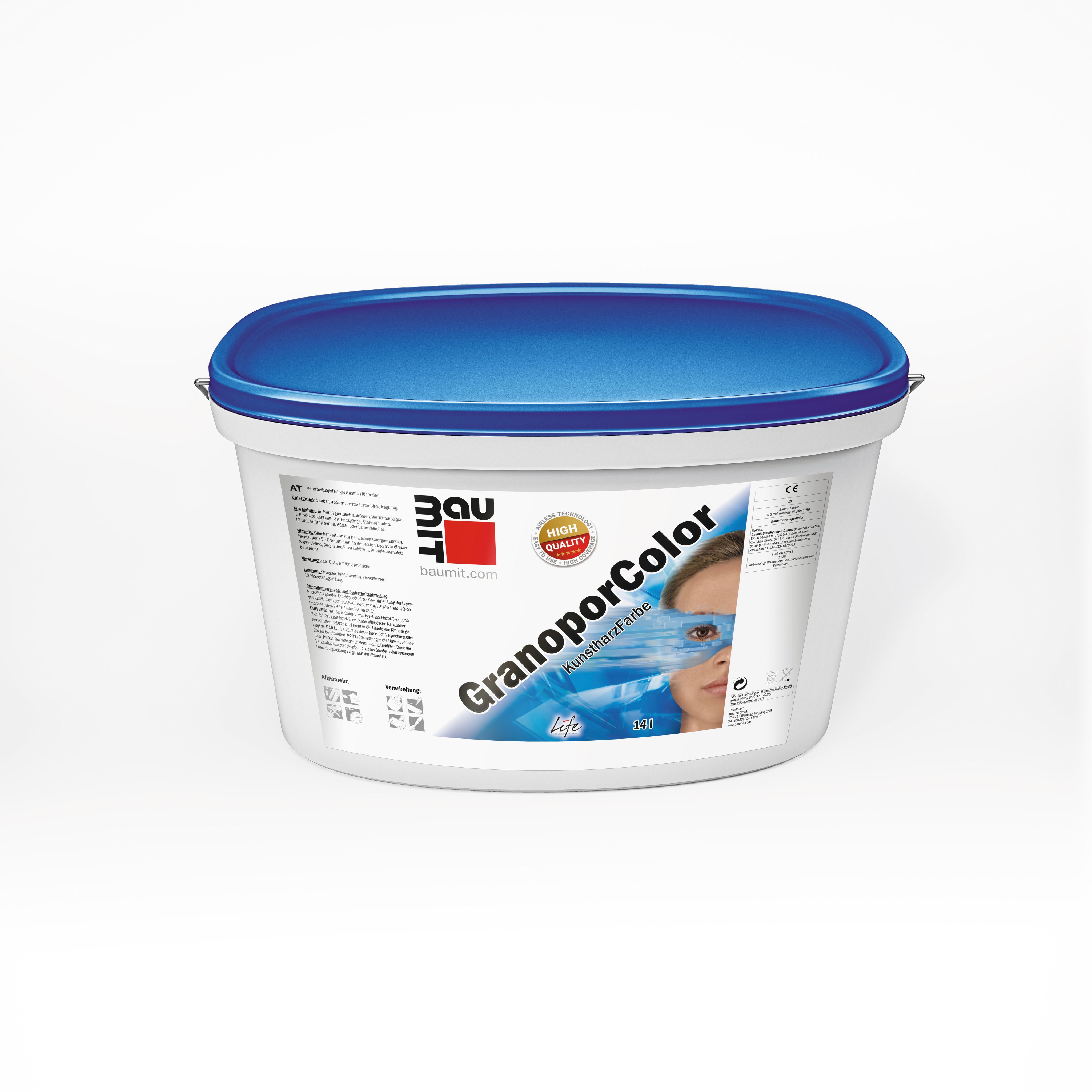 GranoporColor БАЗА 14 л Фасадная краска на основе полимерного вяжущего Baumit купить в Санкт-Петербурге