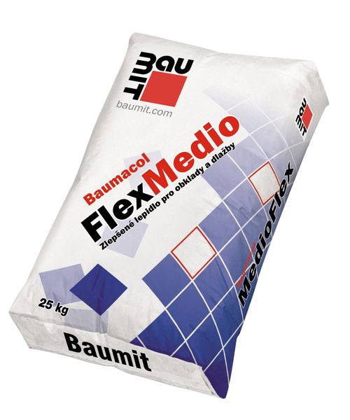 Baumacol FlexMedio 25 кг Толстослойный эластичный плиточный клей Baumit купить в Санкт-Петербурге
