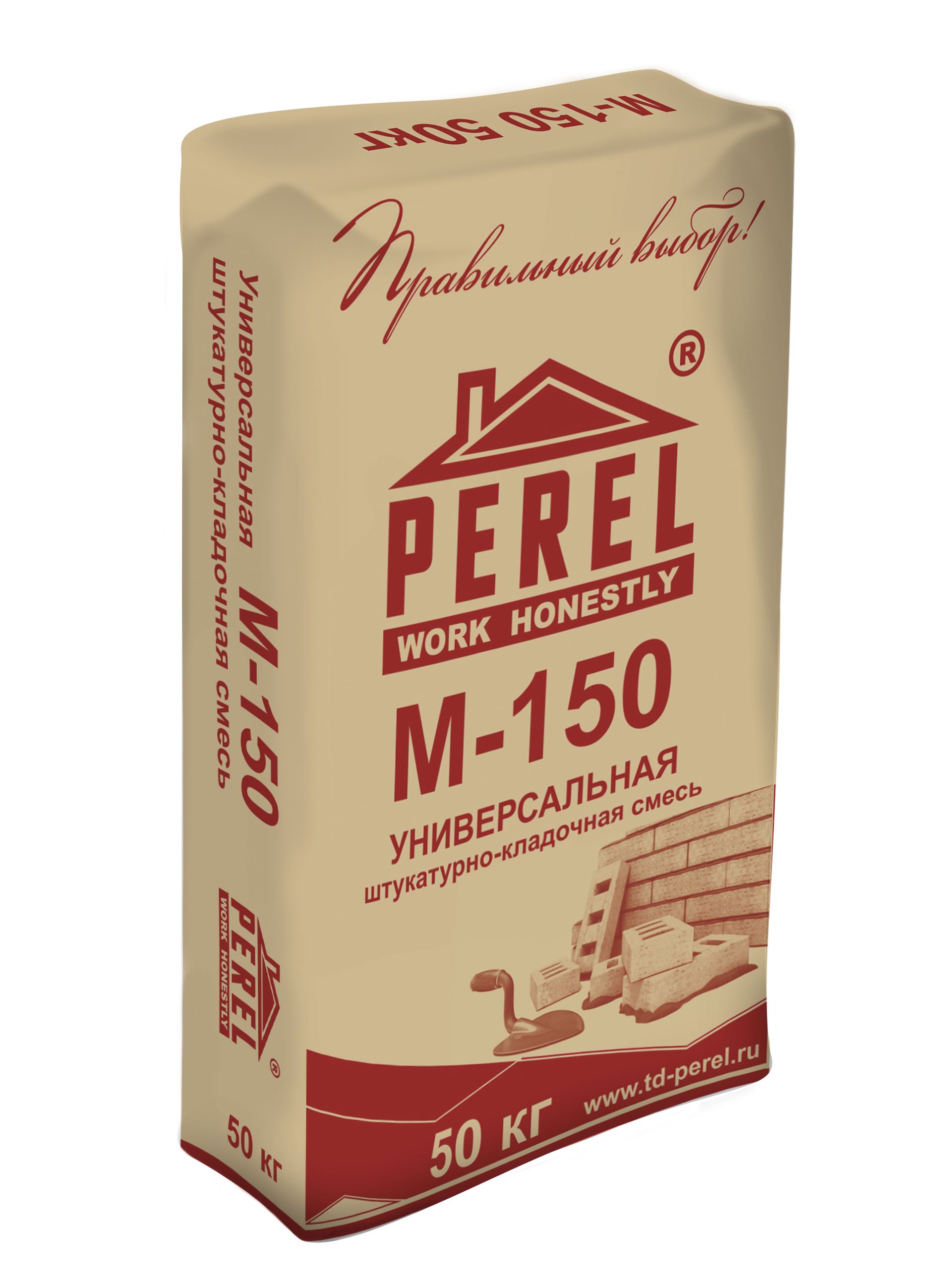 Универсальня цементно-песчаная смесь М150, 40 кг купить в Санкт-Петербурге