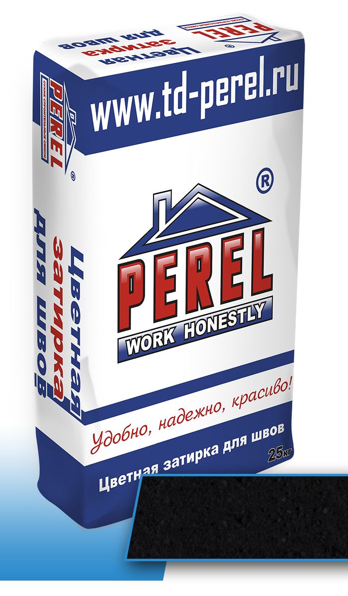 Цветная затирочная смесь Perel RL черная купить в Санкт-Петербурге