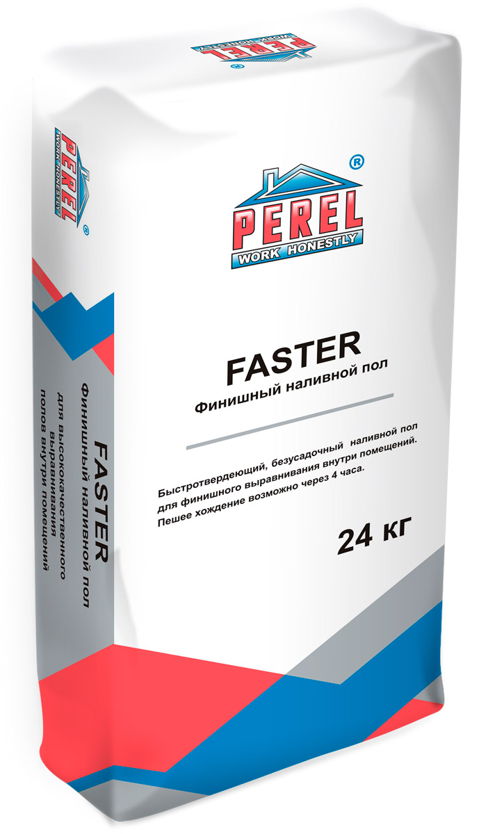 Финишный наливной пол Perel FASTER 0732 24 кг купить в Санкт-Петербурге