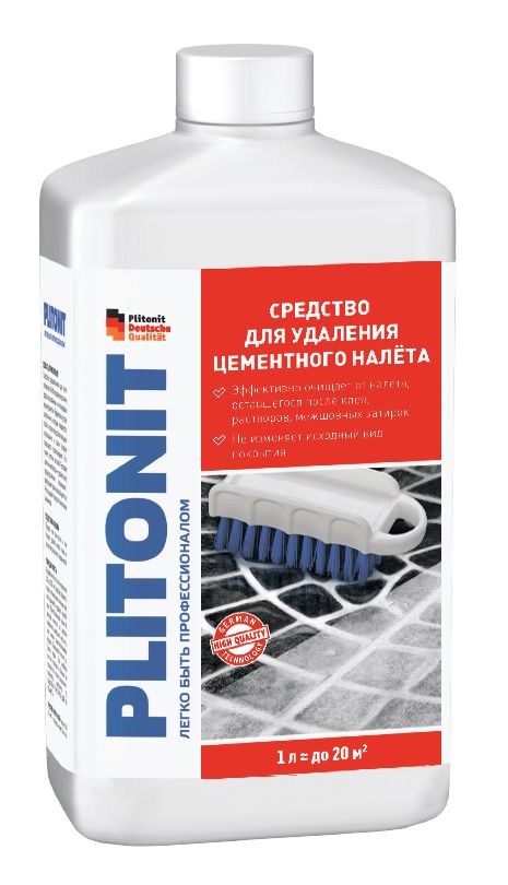 Средство для удаления цементного налета PLITONIT 1 л купить в Санкт-Петербурге