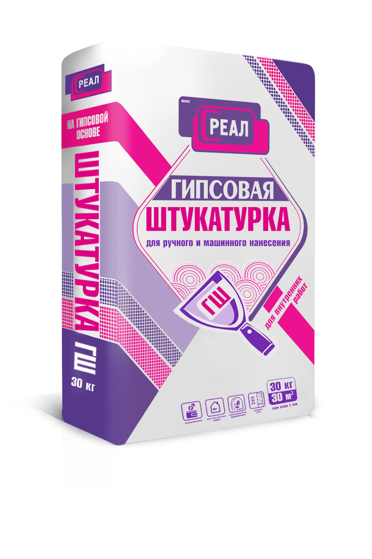 Штукатурка гипсовая Реал ГШ купить в Санкт-Петербурге