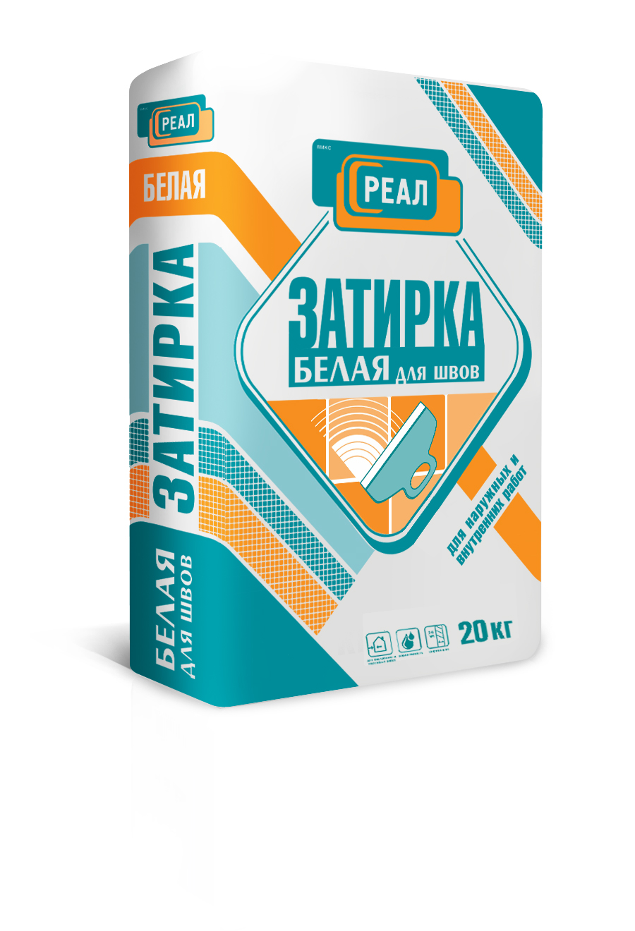 Затирка РЕАЛ белая купить в Санкт-Петербурге