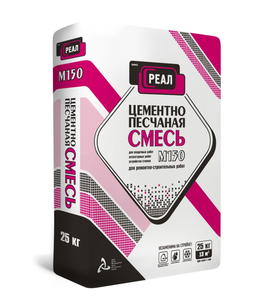 ЦПС Цементно-песчаная смесь М150 РЕАЛ купить в Санкт-Петербурге