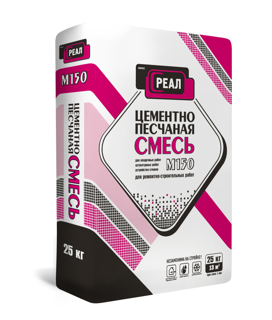 ЦПС М150 зимняя (цементно-песчаная смесь) купить в Санкт-Петербурге