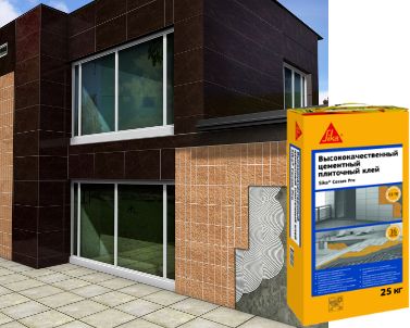 Sika Ceram Pro Эластичный цементный плиточный клей купить в Санкт-Петербурге