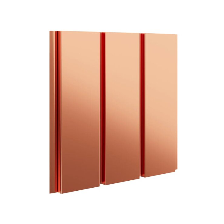 Софит без перфорации aquAsystem Медь гладкий 2.4м купить в Санкт-Петербурге