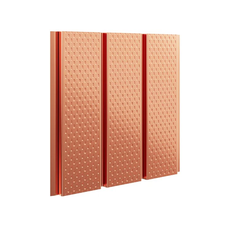 Софит с полной перфорацией aquAsystem Медь гладкий 2.4м купить в Санкт-Петербурге