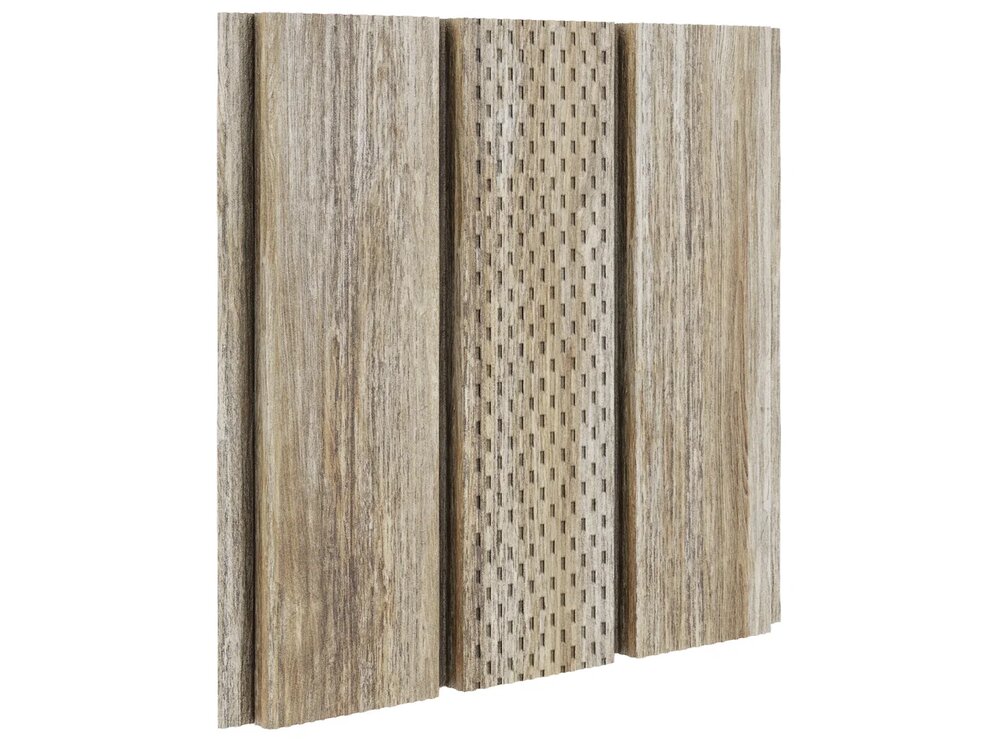 Софит с центральной перфорацией aquAsystem 0.45мм Printech фактурная 2.4м купить в Санкт-Петербурге