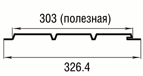 Софит с полной перфорацией aquAsystem 0.45мм Zn140 ПЭ гладкий 2.4м купить в Санкт-Петербурге