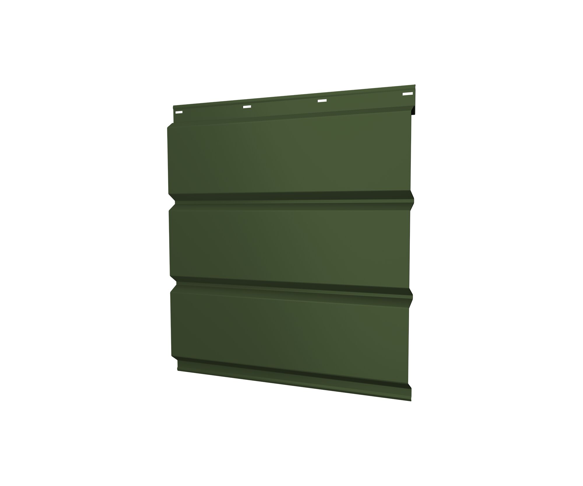 Софит металл без перфорации GL 0.50мм GreenCoat Pural Matt BT (темно-зеленый) RR11 {длины по спецификации} купить в Санкт-Петербурге