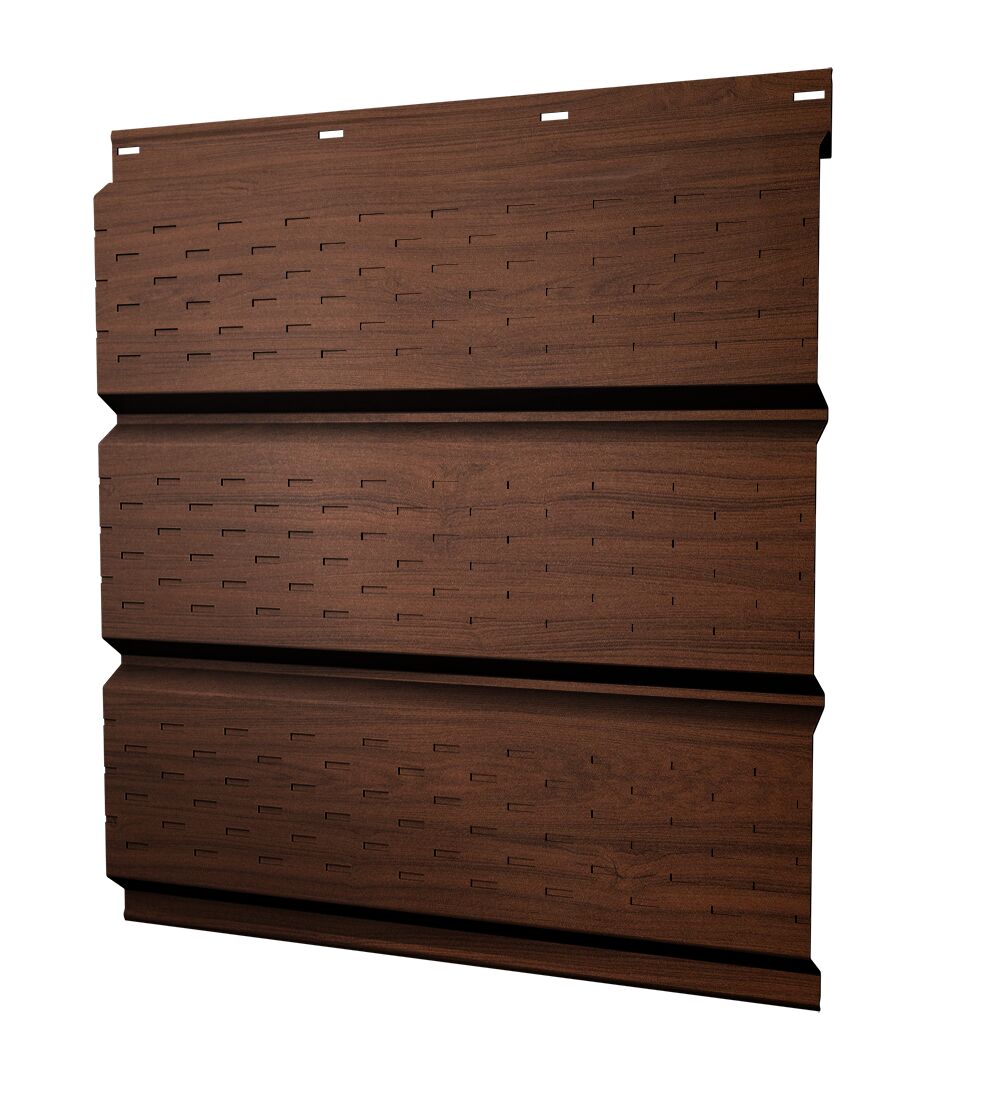 Софит металл полная перфорация GL 0.45мм Print Elite TwinColor {длины по спецификации} купить в Санкт-Петербурге