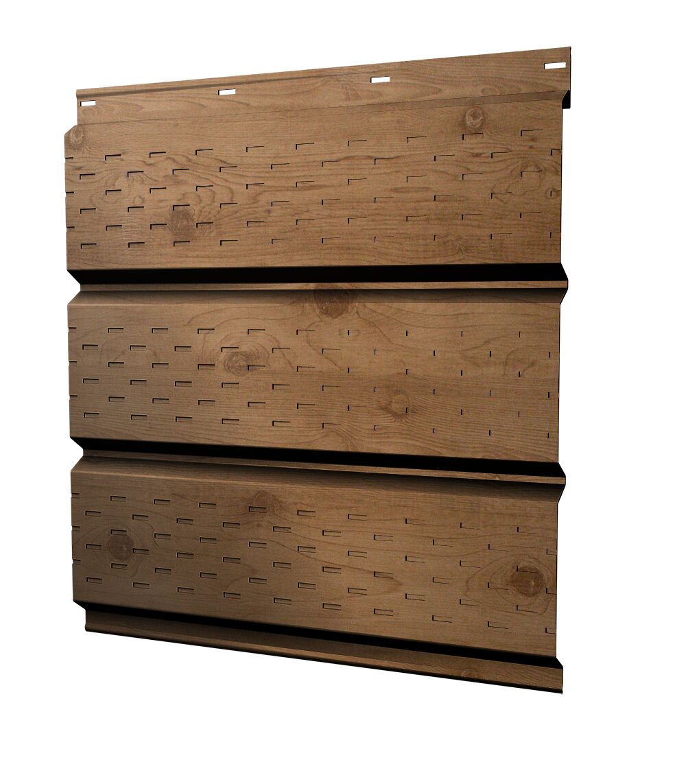 Софит металл полная перфорация GL 0.45мм Print Premium TwinColor {длины по спецификации} купить в Санкт-Петербурге