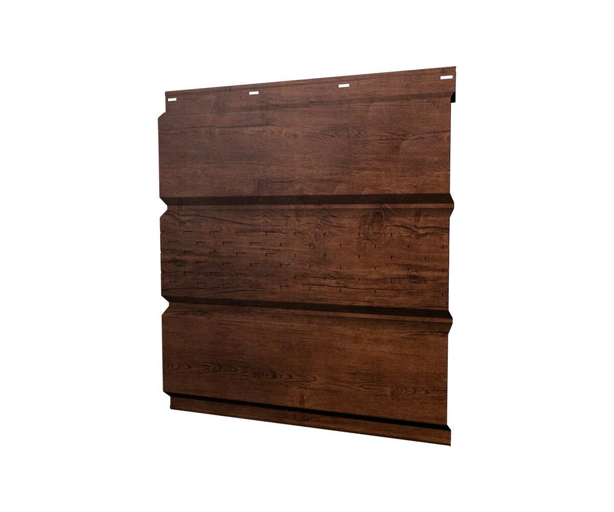 Софит металл центр. перф. GL 0.45мм Print Elite TwinColor {длины по спецификации} купить в Санкт-Петербурге