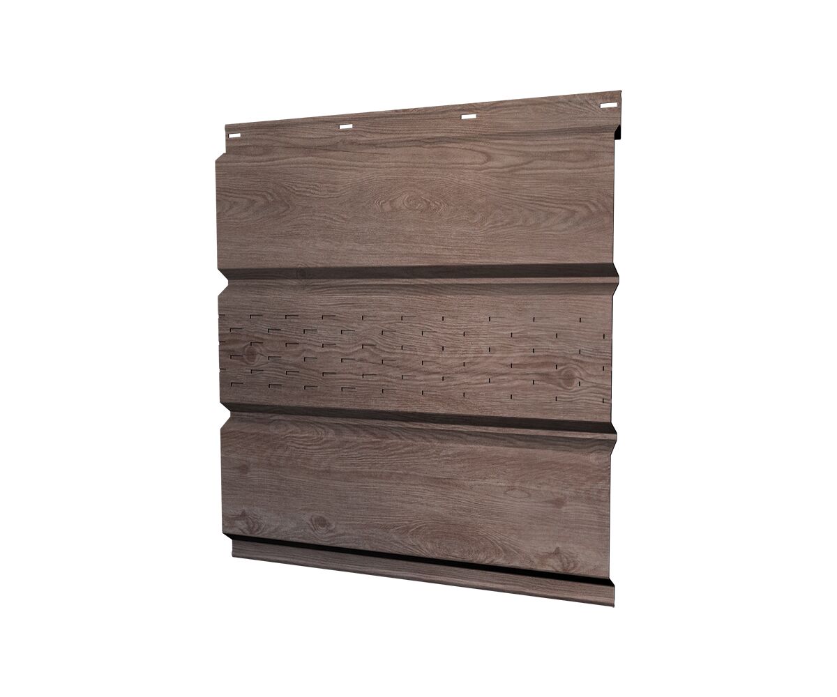 Софит металл центр. перф. GL 0.45мм Print Elite TwinColor {длины по спецификации} купить в Санкт-Петербурге