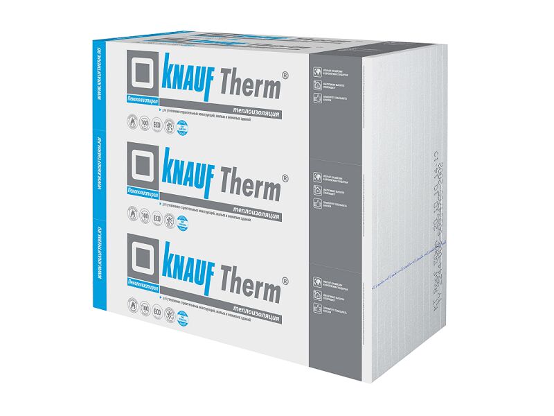 KNAUF Therm® ПОЛ 100мм, 6 плит, 7.2м2, 1000х1200мм, 0.72м3 купить в Санкт-Петербурге