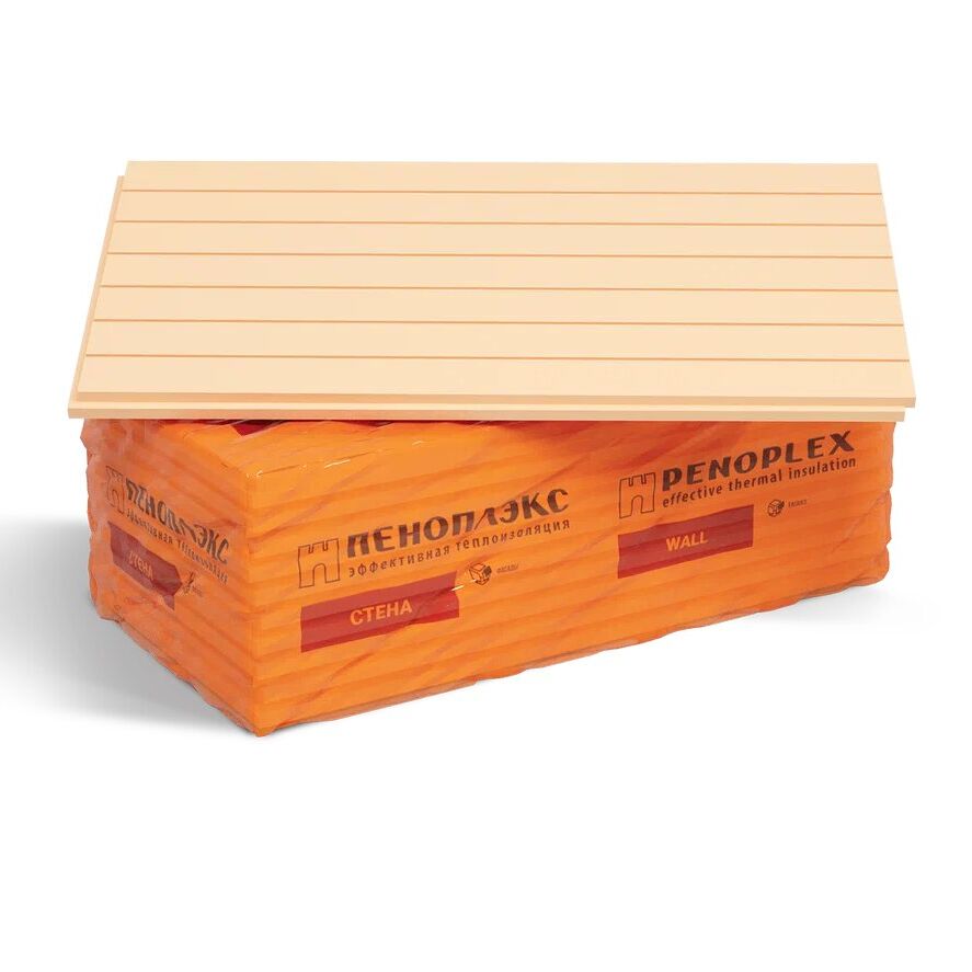 ПЕНОПЛЭКС СТЕНА® 50мм (7 плит) экструзионный пенополистирол 0,243м3 купить в Санкт-Петербурге